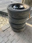 Dubbfria 205/60R16 på plåtfälg