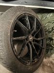 18” Fälgar ABS F9 Glossy black med Goodyear ultragrip ice 2