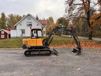 Volvo EC50 med maskintrailer