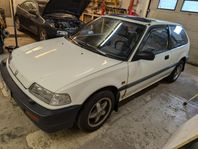 Nybesiktigad, Skattebefriad Honda Civic ED6, 1989. Ny kamrem