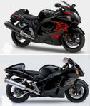 Köpes krockskadad Suzuki Hayabusa Gen 1. Gen 2