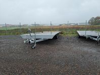 Maskin /biltransport trailer, flak 6000 x 2100mm, Atlas 