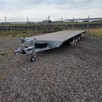 Maskin /biltransport trailer, flak 6000 x 2100mm, Atlas 