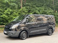 Ford Transit Custom svart skåpbil