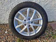 Vinterdäck + fälg (frikton med snöflinga) 205/55R16  5/114.3