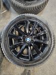 BMW fälgar 18 tums / hakkapeliitta 10 dubbdäck 245/45R18