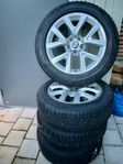 Odubbade vinterdäck m alu fälg 205/60 R17 5/112