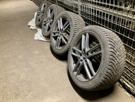 VW dubbade vinterhjul - 225/45/17 -  Nokian Hakkapeliita 8