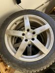 17” 5x112 fälgar med vinterhjul Nokian Audi