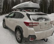 Subaru. Takbox med lasträcke