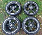 4st 19" Fälg med 235/35ZR19 & 255/35ZR19 Sommardäck