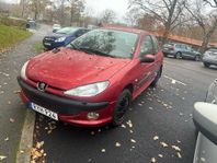 Peugeot 206 3-dörrar 1.6 XS ny bes 