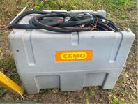 Cemo 200liter - Dieseltank med 12v pump + pistolhandtag