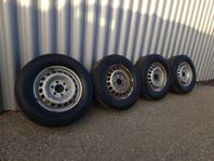 Ford 16 tum + Dubbade Vinterdäck. hankook Ca: 7mm