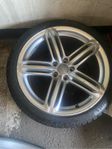 Audi original fälg 19”  dubbdäck 255/35R19 