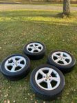 Audi vinterdäck 16” 205/55R16 5/112 samt Volvo sommardäck