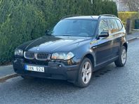 BMW X3 2.5 4x4, Lågmil, Nybes, drag, Servicebok