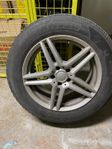 235/60R18 Kumho vinterdäck o Alufälg Dubbfria + TPMS