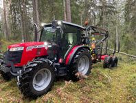 Massey Ferguson 4708M + FL.3615 Skogsutrustad