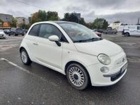 Charmig Fiat 500, 2009 – Vit, Lågmilare och Ekonomisk!