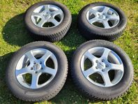 4 st 15" MS vinterdäck med fälgar 195/65R15 95T