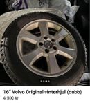 4 volvo xc original dubbdäck 16"