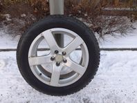 Goodyear dubbfria vinterdäck VW Passat alu fälg 225-55-17