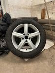 Vinterhjul dubbade Alu fälg volkswagen original 205/55R16