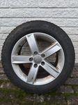 Audi original 16” vinterhjul med dåliga däck