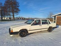 Volvo 740 gl besiktad, skattebefriad