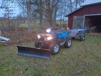 Polaris Sportsman 570 EPS Med vagn och snöblad