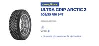 Vinterdäck - Goodyear ULTRA GRIP ARCTIC 2