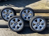 16" Fälgar 5x100 med Nokkian vinterdäck 7mm Audi VW Seat Sko