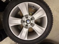 Dubbade vinterhjul på 18” original BMW fälg