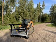 Skidsteer med Mucher eller stenkross. hyr / köp  