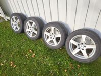 Mercedes fälgar med dubbdäck 205/55R16