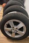 Aluminiumfälgar med HELT NYA sommardäck 195/65R15