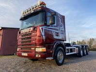 Scania R124 Lastväxlare 8x4 tridem nybesiktad