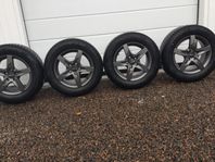 Vinterdäck Pirelli M+S och Fälgar Prime WHEEL S   5x114,3