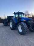 New Holland TM190 och Stronga H211ST lastväxlarvagn