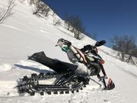 Snowbike bandsats Tedesled