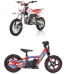 Balanscykel med elmotor 2-6år & RFZ 110cc Fiddy Pitbike