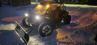 4WD UTV 4cyl med Plog aut 2014 MC-Reg bessad