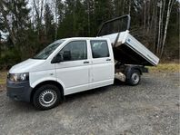 VW Transporter Dubbelhytt Tippflak 2.0 CNG Drag Lesbar