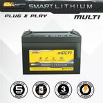 SmartLithium 108Ah med Stainless Power Matrix -23