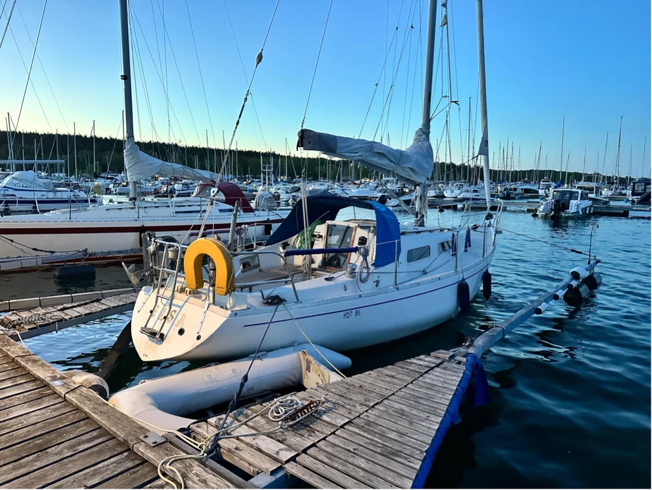 Segla i vinter?Uthyrning segelbåt ballad 30fot-Segla i Sthlm image