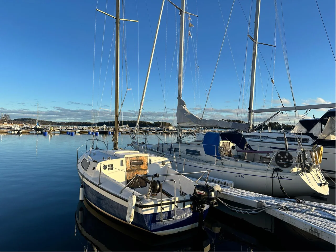 Segla i vinter? Uthyrning segelbåt Ohlson 22-segla i Sthlm image