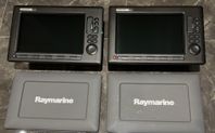 2 styck Raymarine C120W Plotter