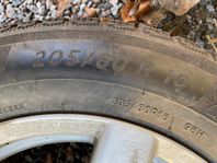 4 St. 205/60 R 16 Michelin Alpin6 Audi Vinterdäck