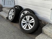 vinterhjul kia Sportage 225/60-17 dubbat TPMS däcktryck